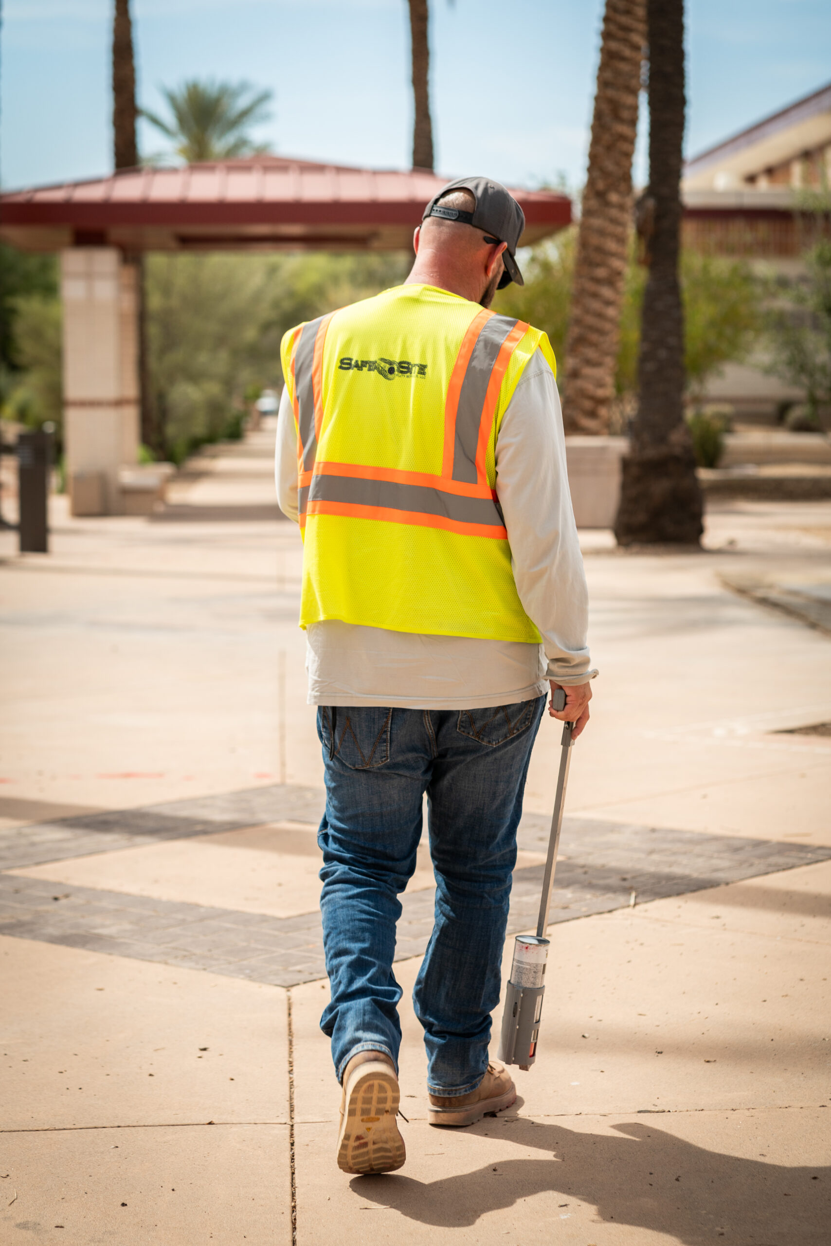 One Construction working in h