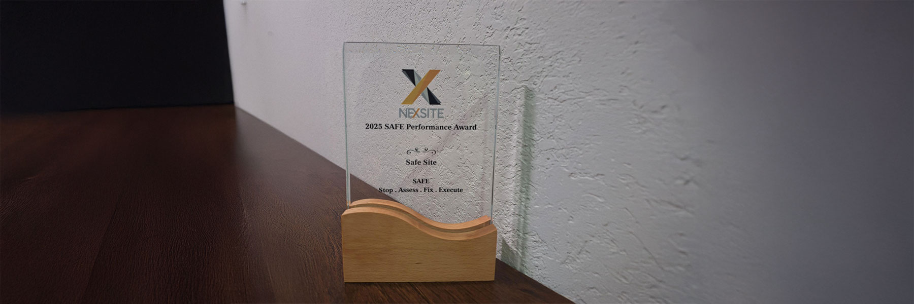 Picture of the SAFE Award by Safe Site