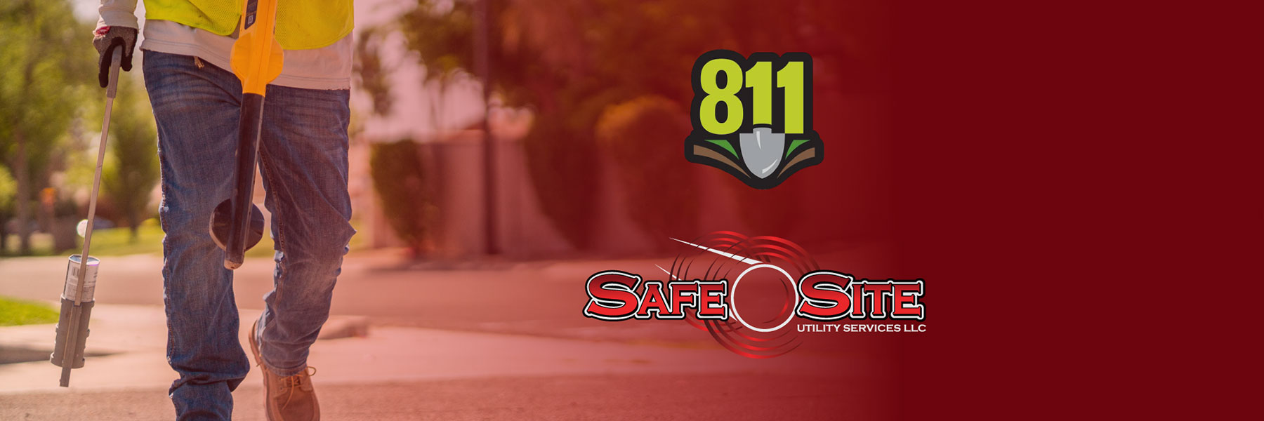 Banner for safe site vs 811 blog article