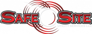 Safe Site logo in White